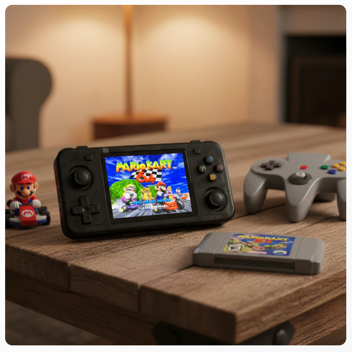 POKY BOY™ Horizon – console rétro portable grand écran (16:9)